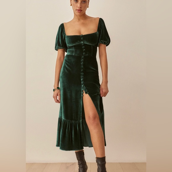 Reformation Dresses & Skirts - Leonie Velvet Dress | Reformation
